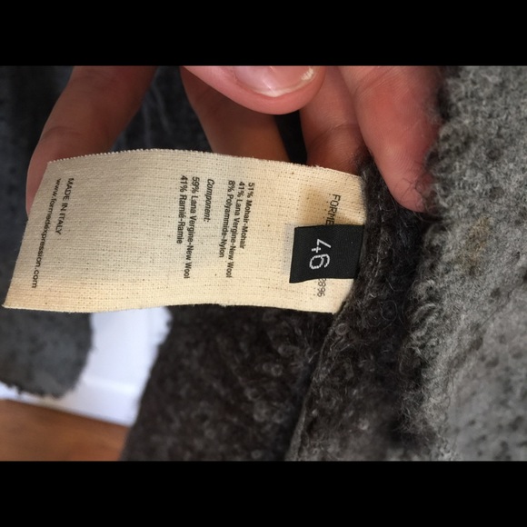 Forme D'expression Mohair Sweater Size 46 - Picture 3 of 8